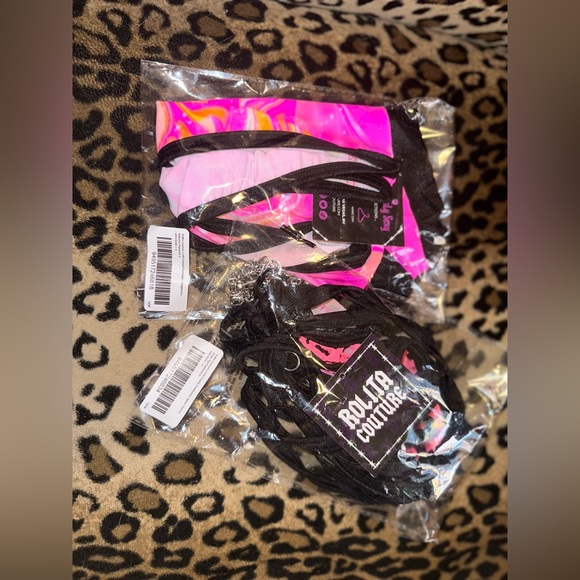 IHeartRaves/Rolita Couture Fractal Flashback Bootylicious Bottoms - Picture 3 of 5